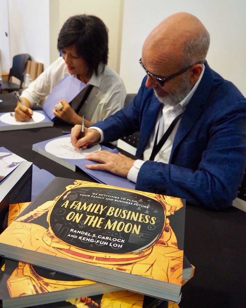 Launch of A Family Business on the Moon Fieldbook at INSEAD Asia Campus 2018 with Randel Carlock and Keng-Fun Loh